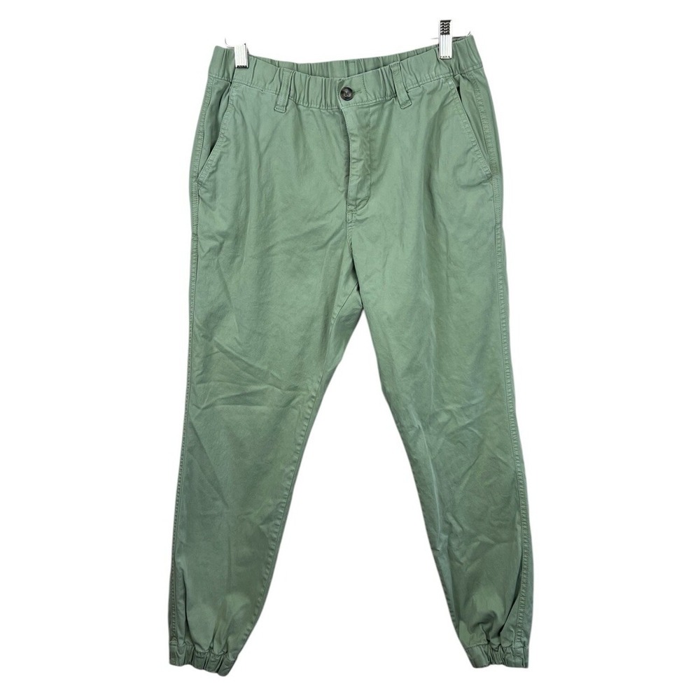 Bear Bottom Chino Joggers Men's Size‎ L Green Casual Stretch EUC